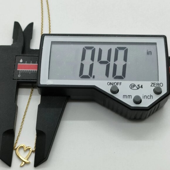 Tiffany and Co. Necklace Loving Heart Gold 490-081925 - Picture 8 of 9